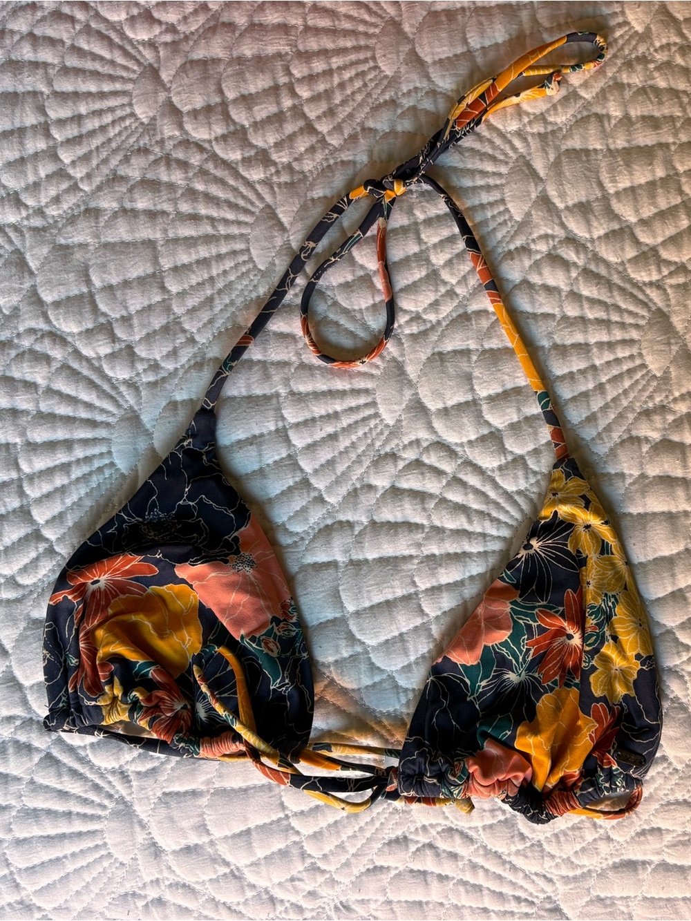 Roxy Floral Triangle Bikini Top! - Picture 3 of 5